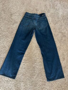 MOTHER Denim Spinner Zip Jeans - Blue
